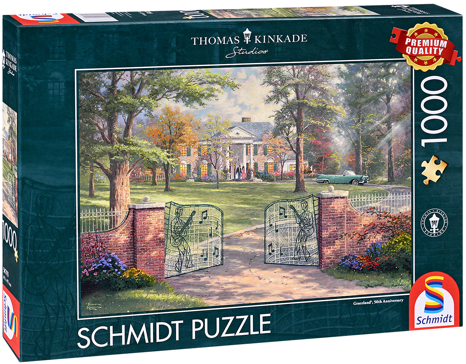 Пъзел Schmidt от 1000 части - Грейсленд, 50-та годишнина