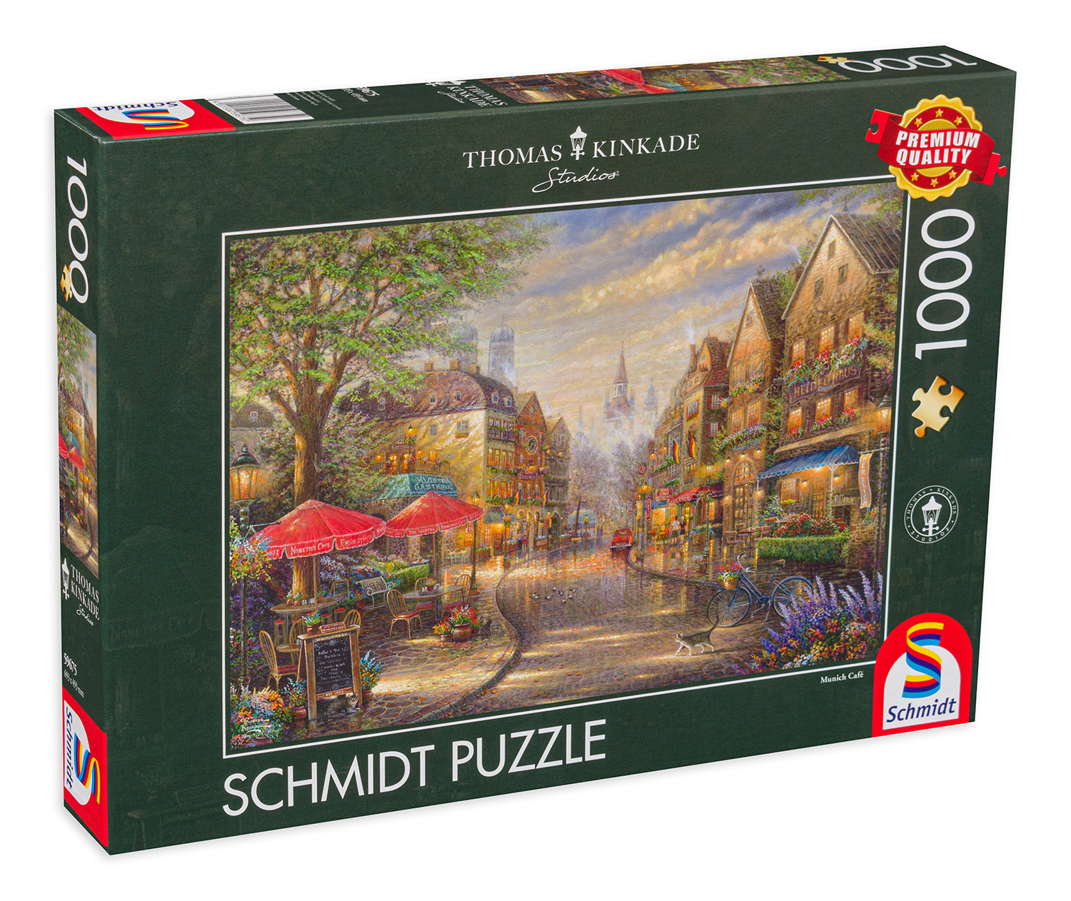 Пъзел Schmidt от 1000 части - Кафе в Монако