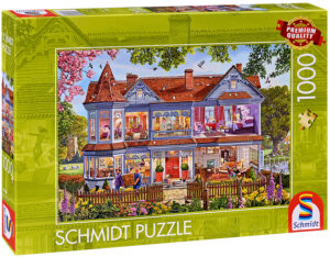 Пъзел Schmidt от 1000 части - Къща през пролетта