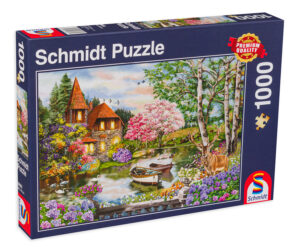 Пъзел Schmidt от 1000 части - Къщата край езерото