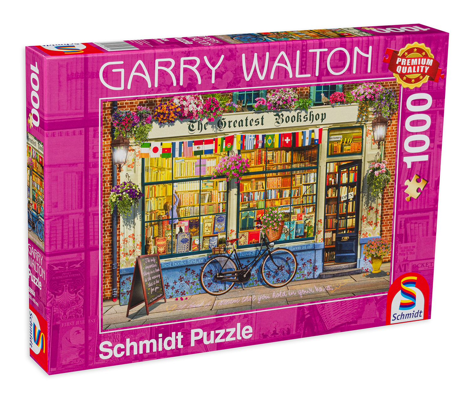 Пъзел Schmidt от 1000 части - Книжарница, Гари Уолтън