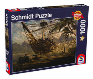 Пъзел Schmidt от 1000 части - Кораб на котва