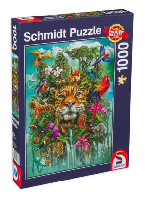 Пъзел Schmidt от 1000 части - Кралят на джунглата