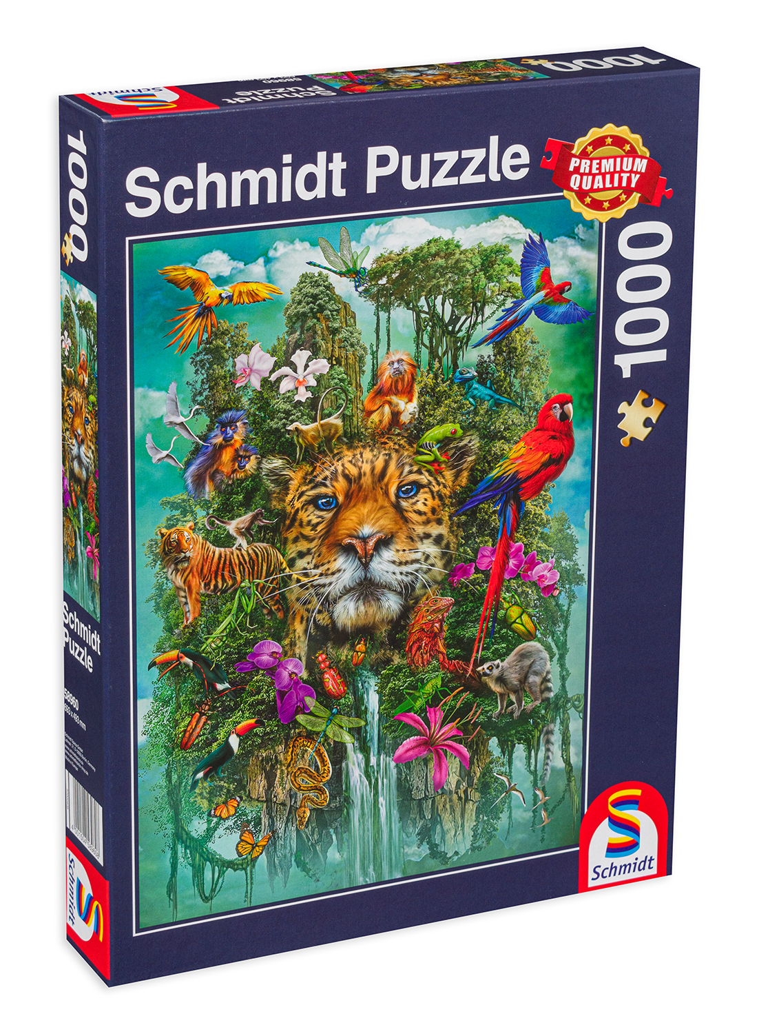 Пъзел Schmidt от 1000 части - Кралят на джунглата