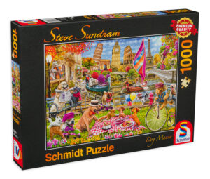 Пъзел Schmidt от 1000 части - Кучета