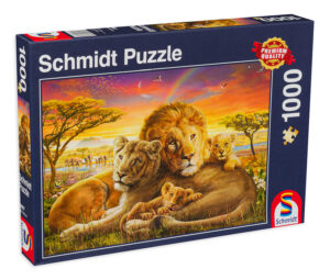 Пъзел Schmidt от 1000 части - Лъвове