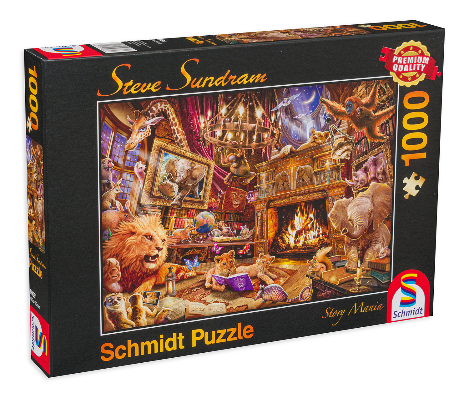 Пъзел Schmidt от 1000 части - Любопитните животни, Стив Съндрам