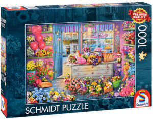 Пъзел Schmidt от 1000 части - Пъстро магазинче за цветя