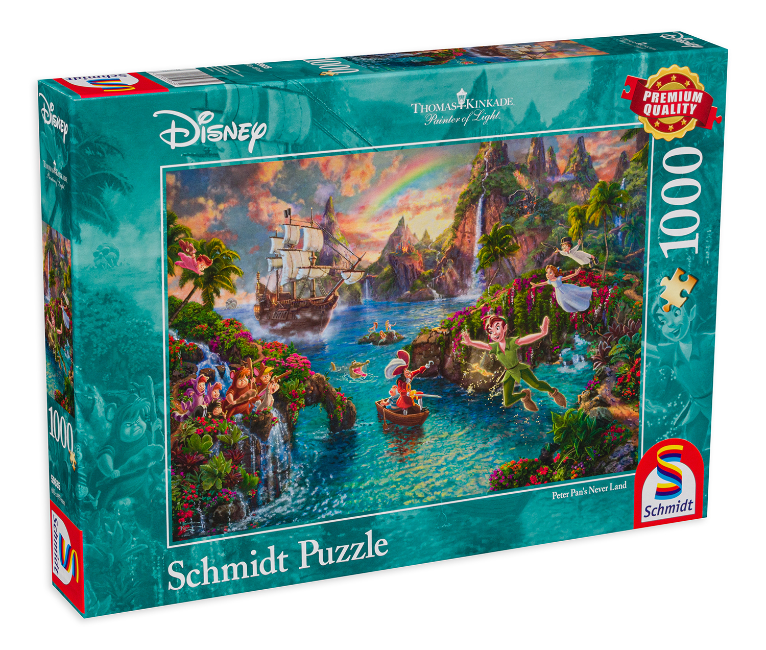 Пъзел Schmidt от 1000 части - Питър Пан, Томас Кинкейд