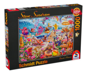 Пъзел Schmidt от 1000 части - Плажна мания, Стив Съндрам