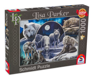 Пъзел Schmidt от 1000 части - Потайните вълци, Лиса Паркър
