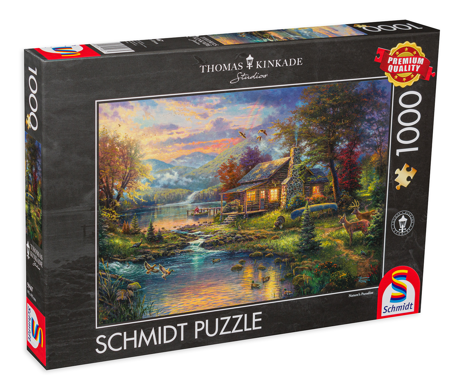 Пъзел Schmidt от 1000 части - Природен рай, Томас Кинкейд
