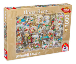 Пъзел Schmidt от 1000 части - Птици и котки