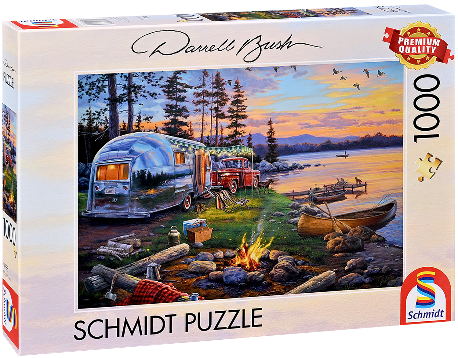 Пъзел Schmidt от 1000 части - Рай до лагерния огън