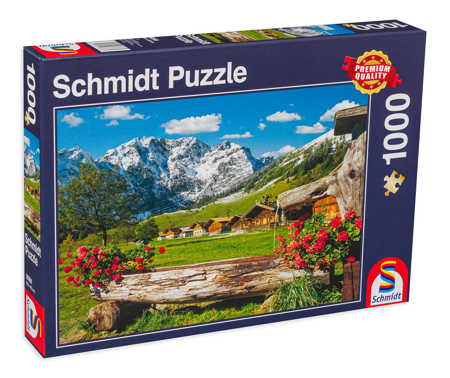 Пъзел Schmidt от 1000 части - Рай високо в планината