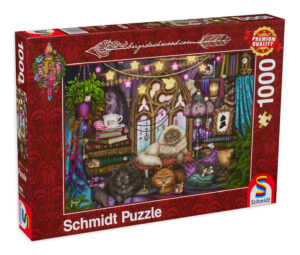 Пъзел Schmidt от 1000 части - Следобеден чай с котките