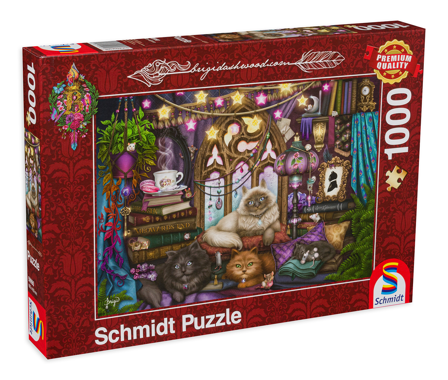 Пъзел Schmidt от 1000 части - Следобеден чай с котките