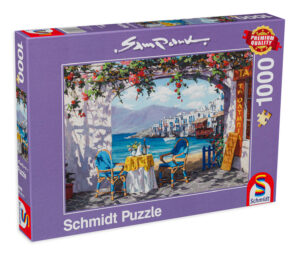 Пъзел Schmidt от 1000 части - Среща на Миконос, Сам Парк