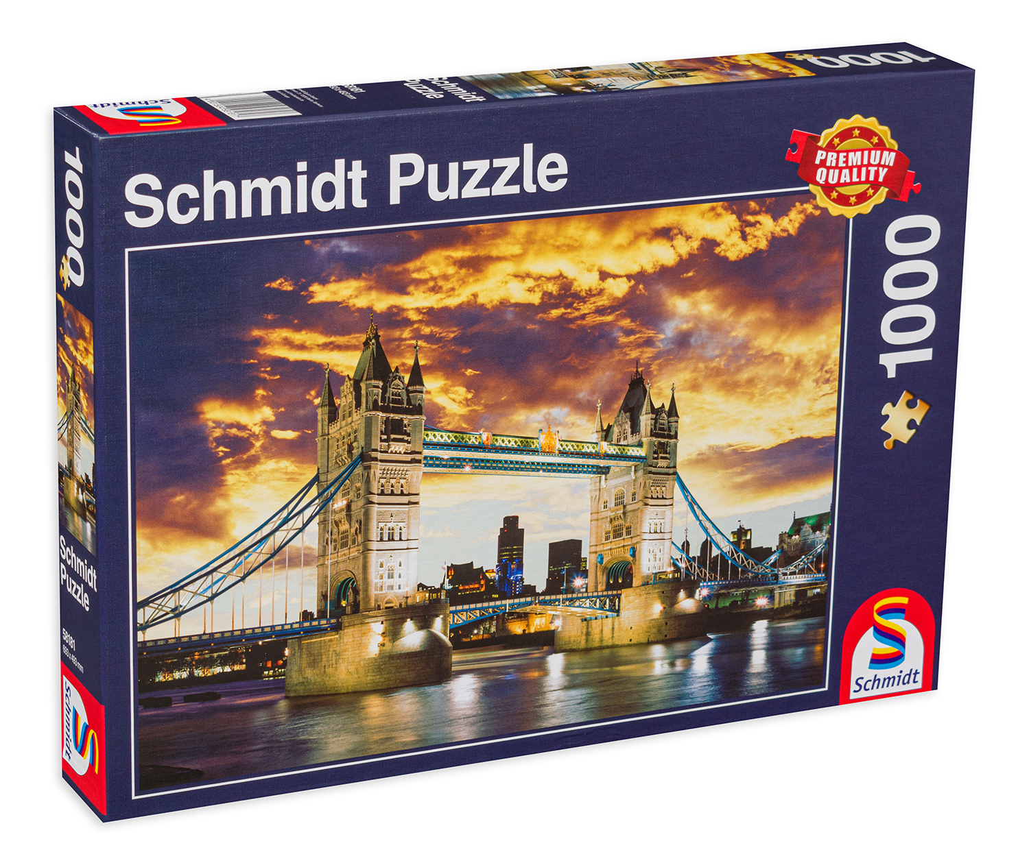 Пъзел Schmidt от 1000 части - Тауър Бридж