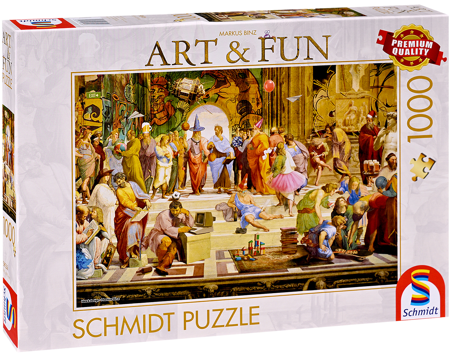 Пъзел Schmidt от 1000 части - Училището в Атина 2024