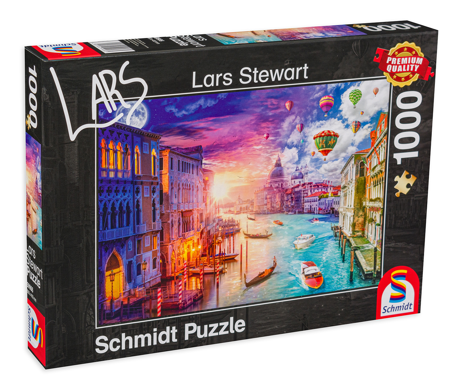 Пъзел Schmidt от 1000 части - Венеция през деня и нощта