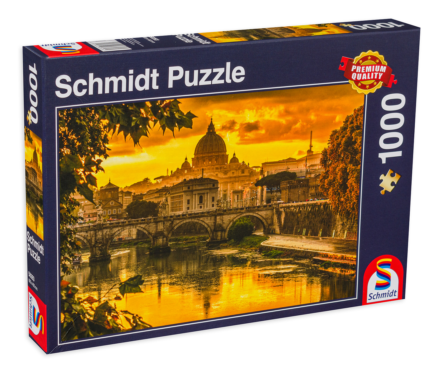 Пъзел Schmidt от 1000 части - Залез над Рим