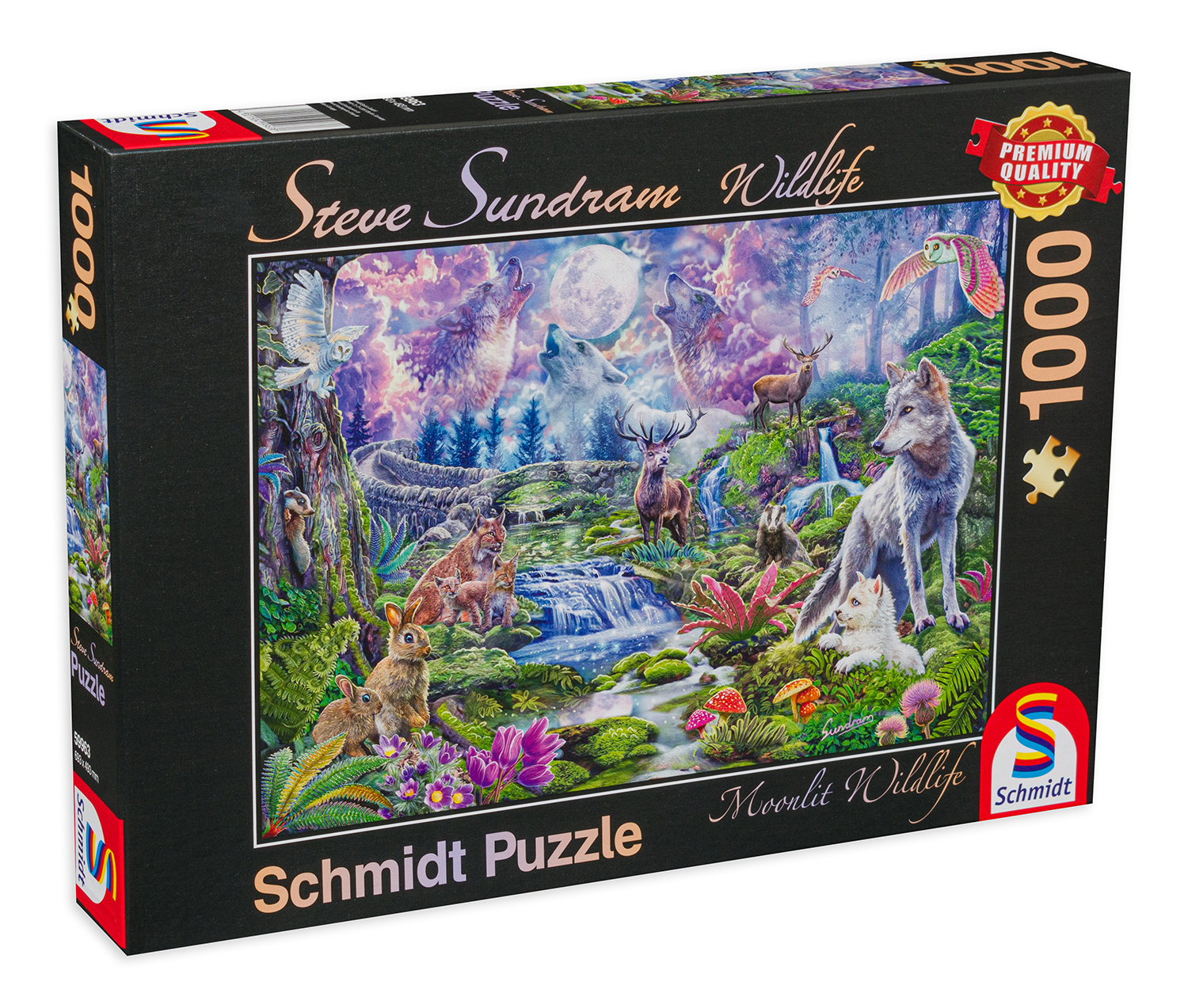 Пъзел Schmidt от 1000 части - Живот в гората