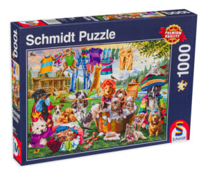 Пъзел Schmidt от 1000 части - Животни в градината
