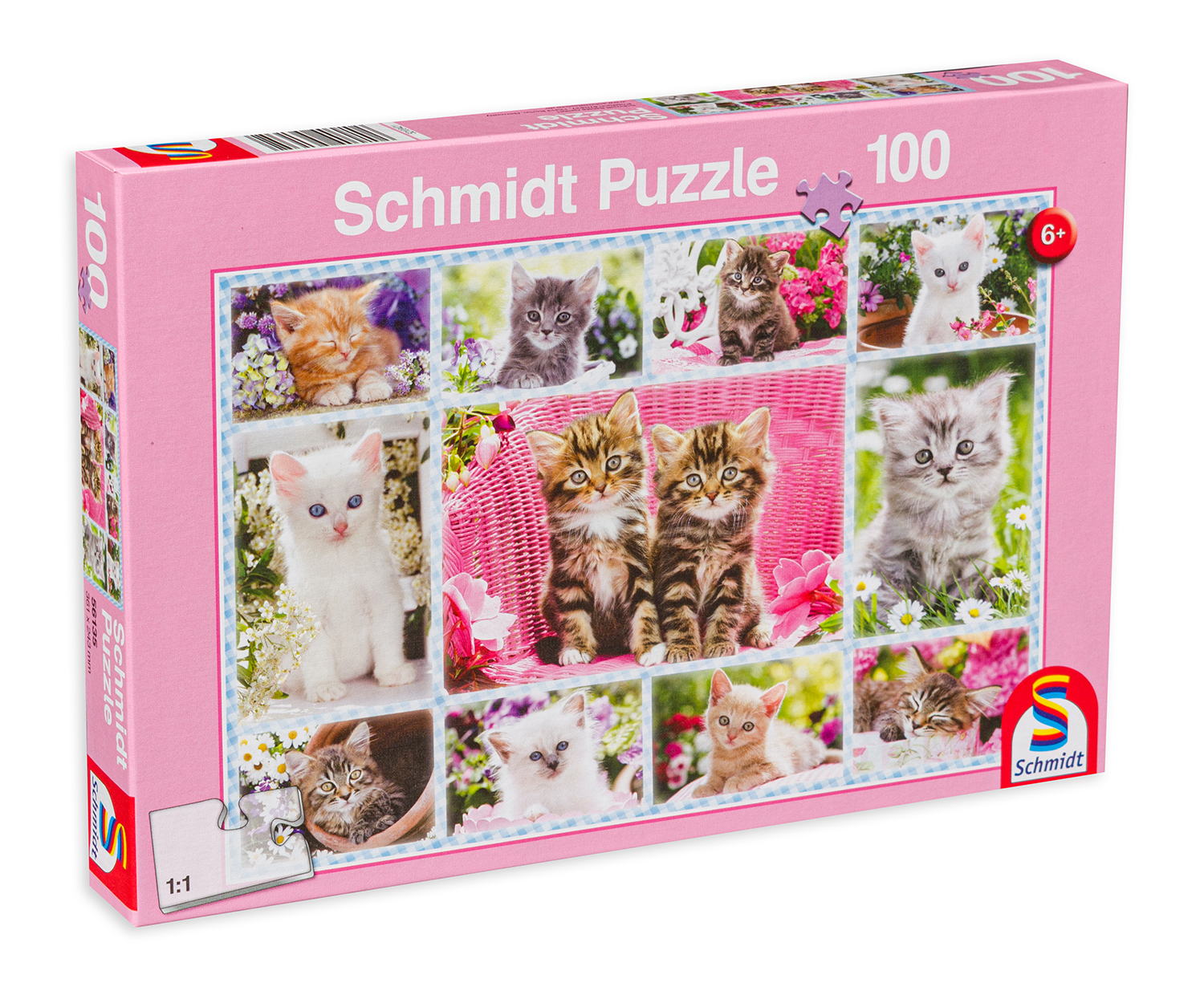Пъзел Schmidt от 100 части - Котенца