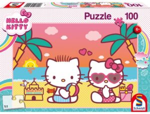 Пъзел Schmidt от 100 части - Котета на плажа