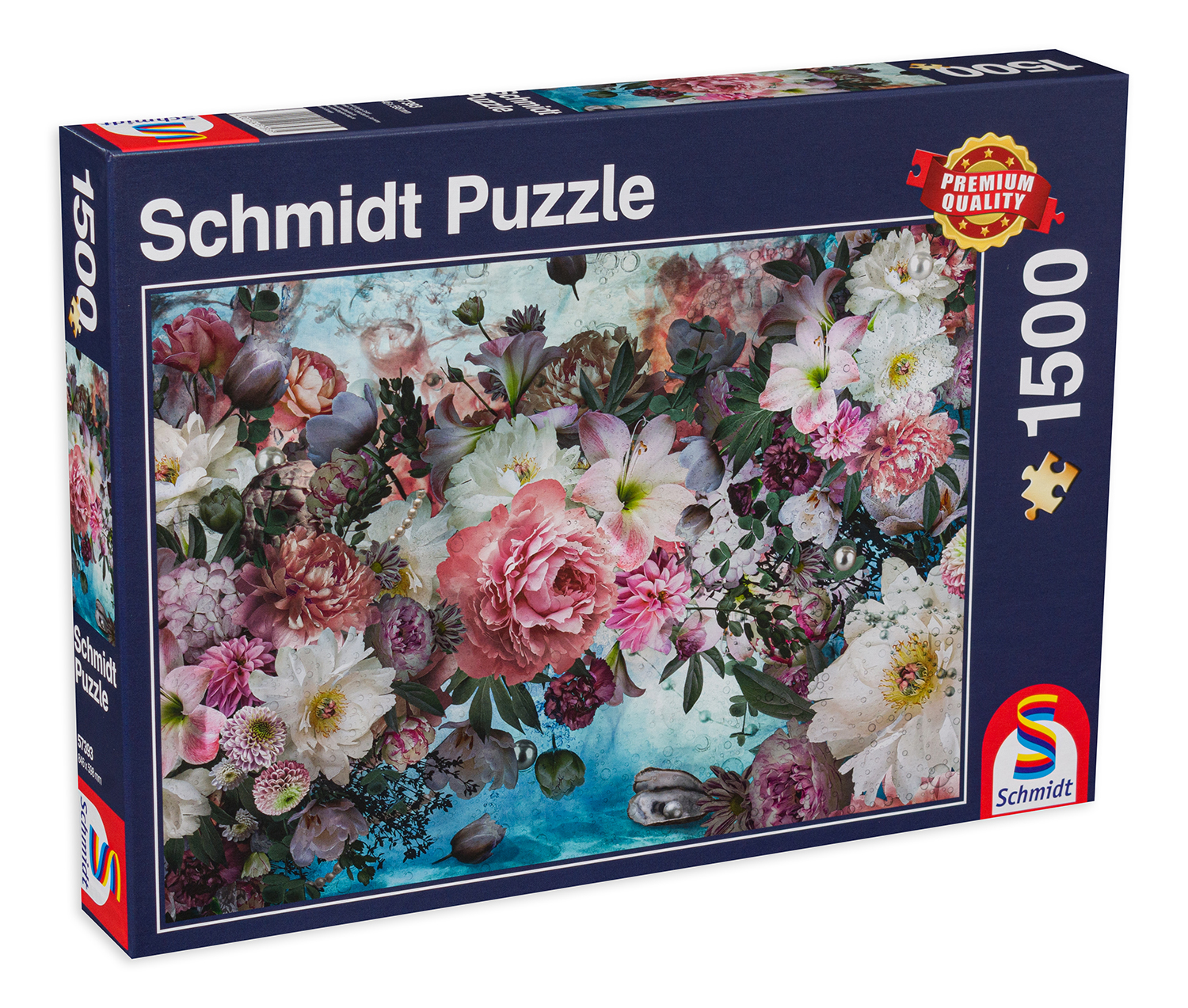 Пъзел Schmidt от 1500 части - Акваскейп - цветя под водата
