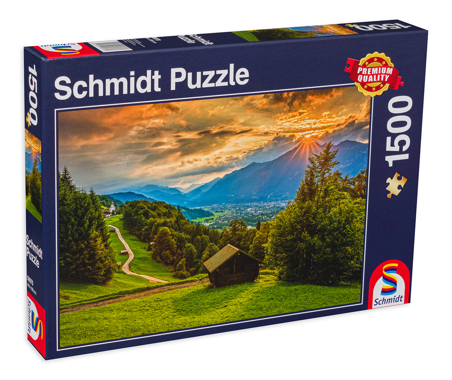 Пъзел Schmidt от 1500 части - Залезът