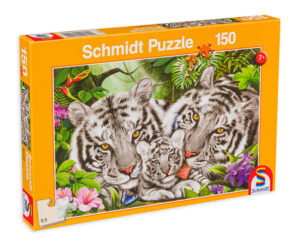 Пъзел Schmidt от 150 части - Семейство тигри