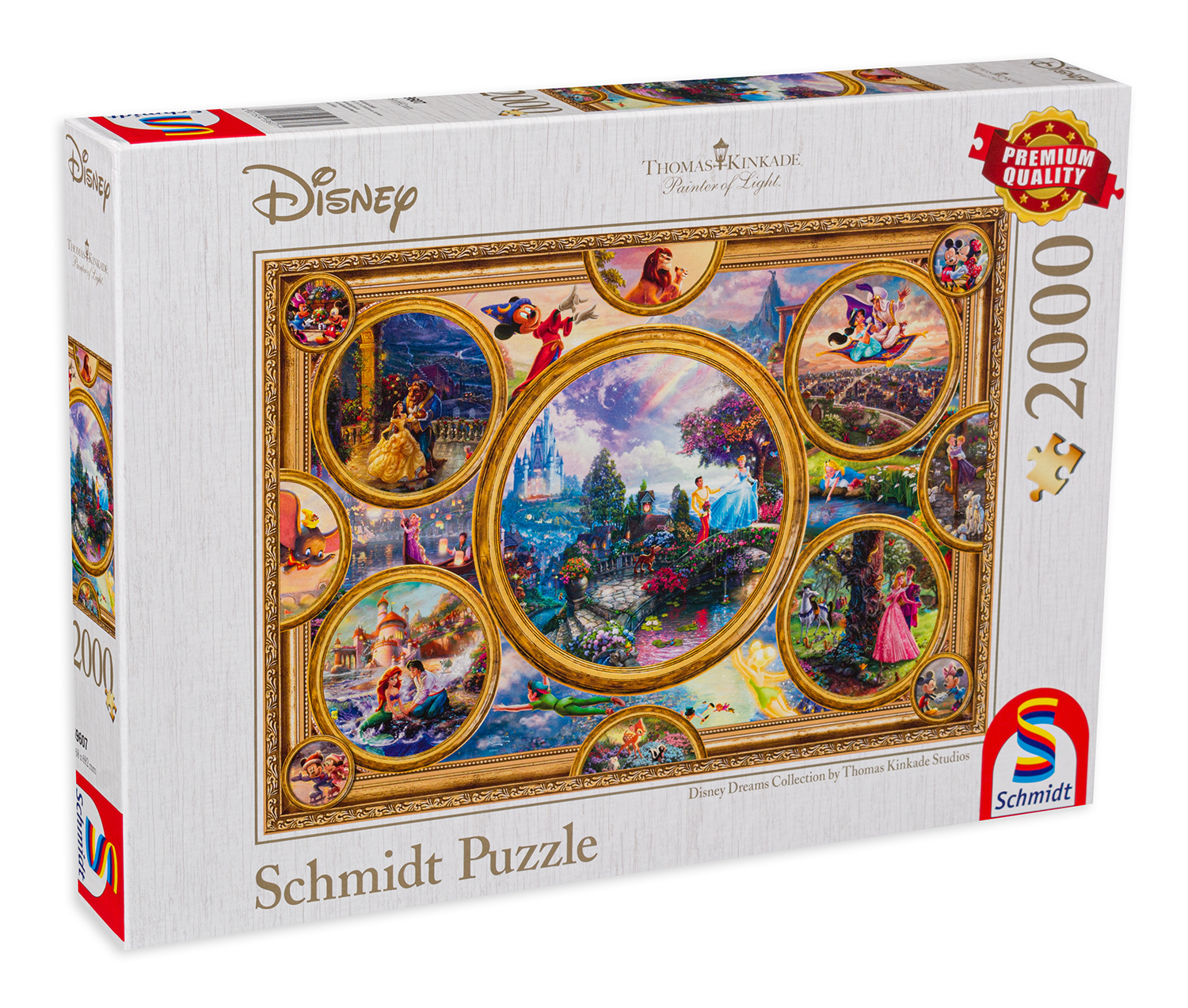 Пъзел Schmidt от 2000 части - Филмите на Дисни, Томас Кинкейд