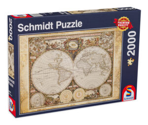 Пъзел Schmidt от 2000 части - Историческа карта на света