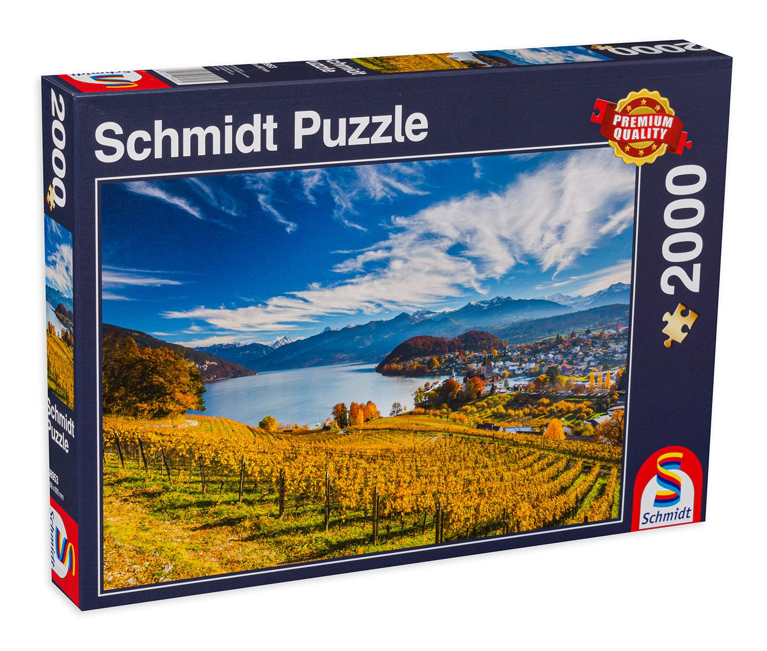 Пъзел Schmidt от 2000 части - Лозови насаждения