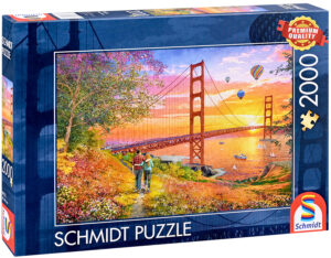 Пъзел Schmidt от 2000 части - Разходка до моста Golden Gate