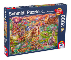 Пъзел Schmidt от 2000 части - Съкровището на дракона