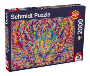 Пъзел Schmidt от 2000 части - Тигър - див по природа