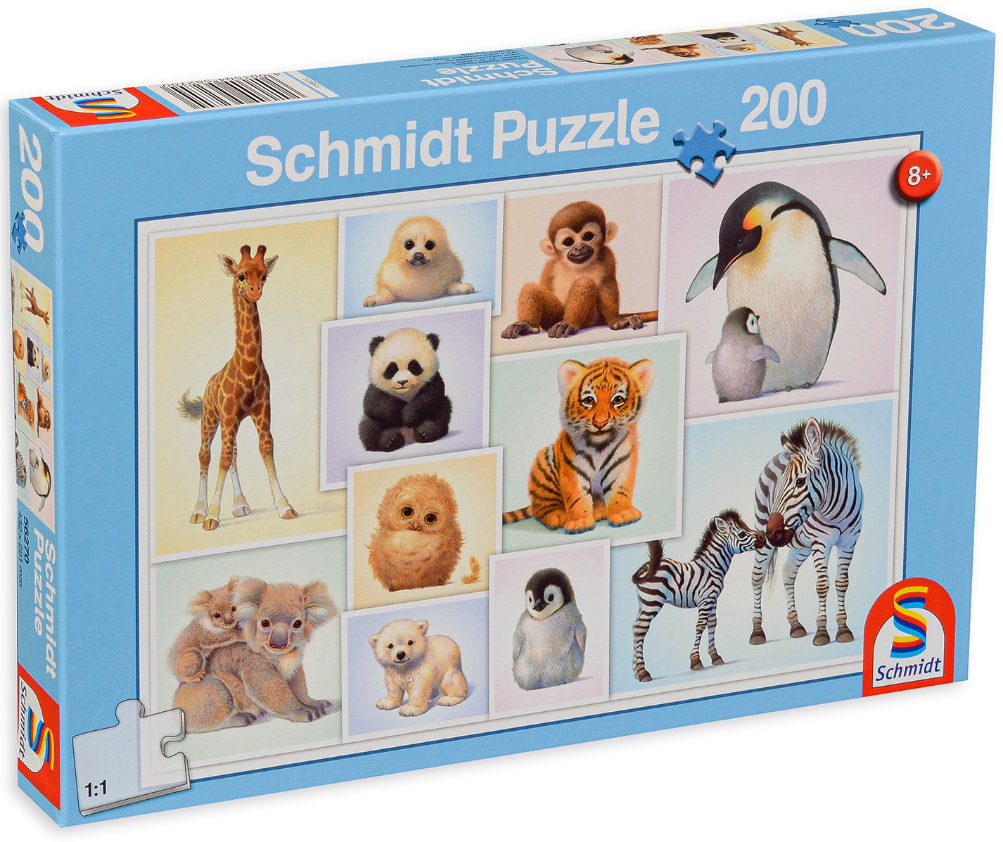 Пъзел Schmidt от 200 части - Бебета животни