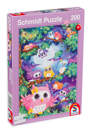 Пъзел Schmidt от 200 части - Бухалчета
