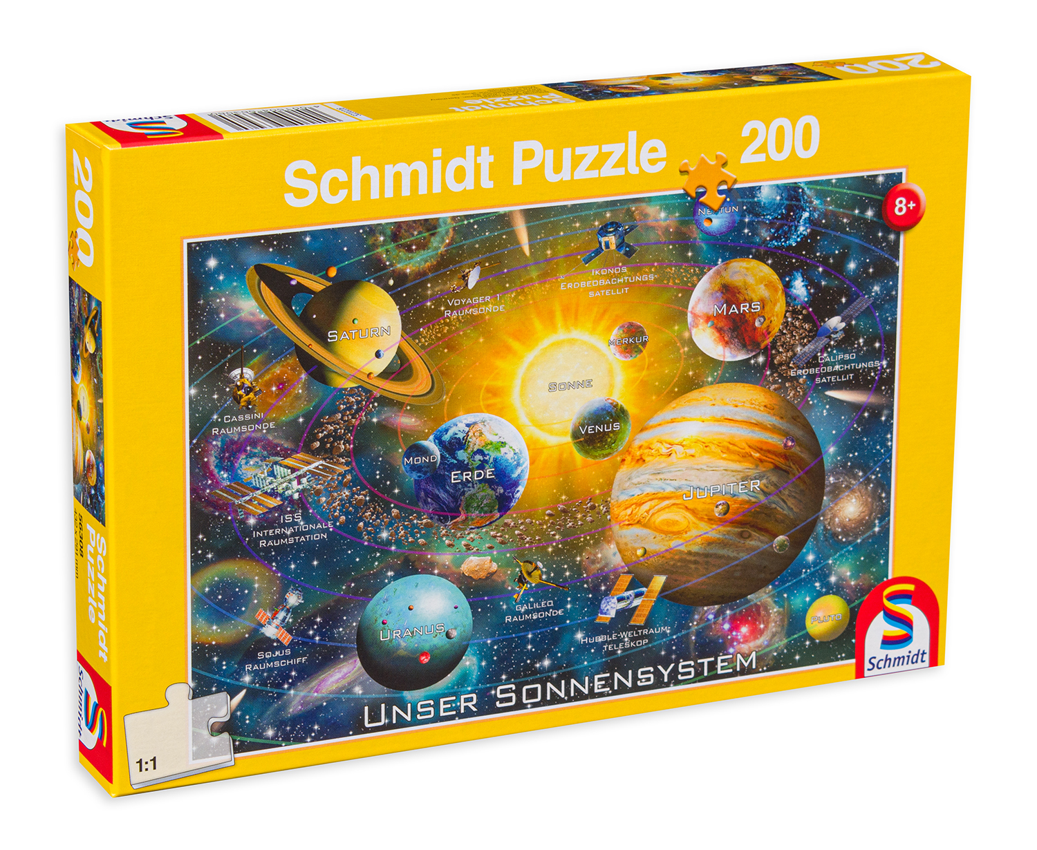 Пъзел Schmidt от 200 части - Слънчева система