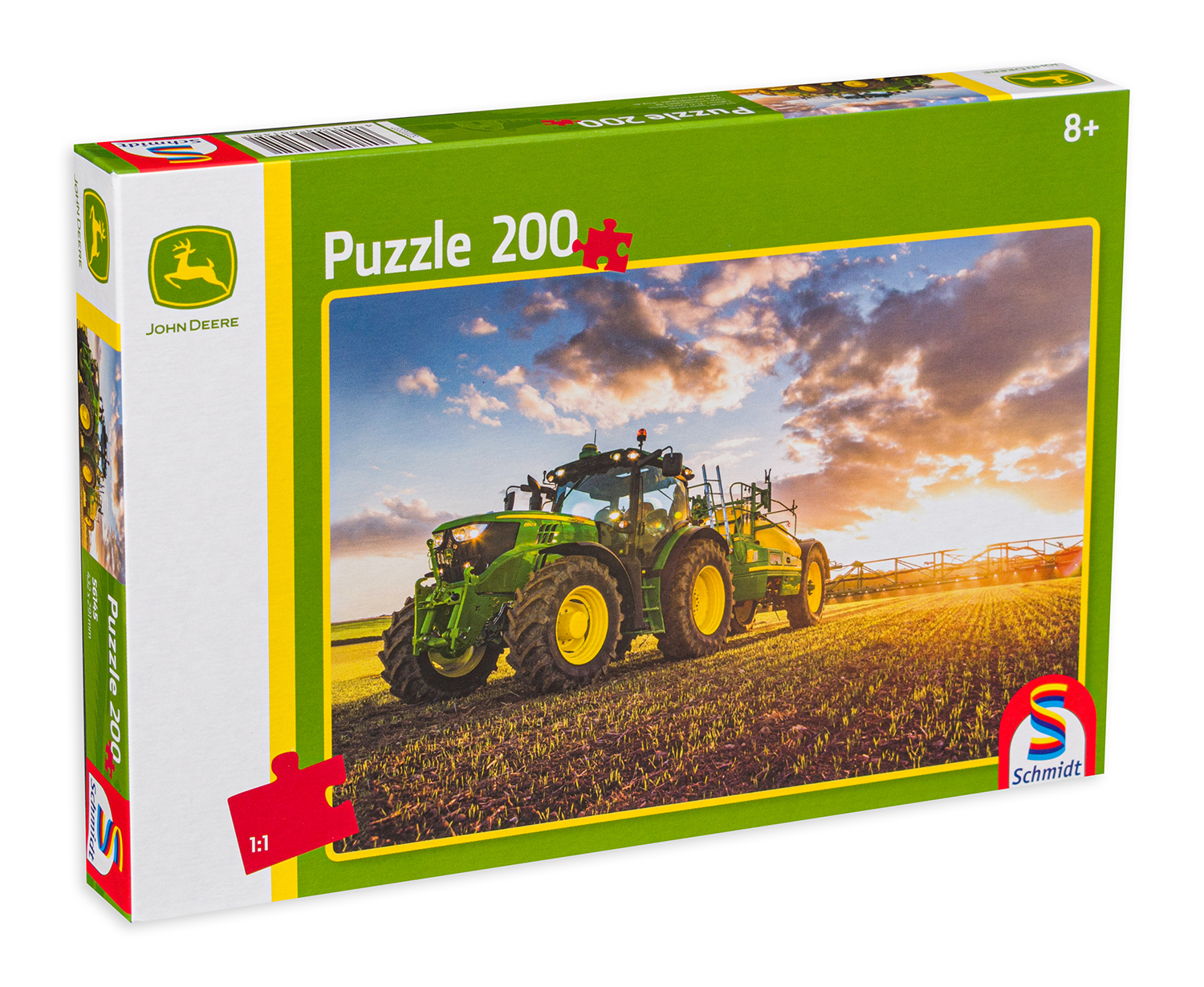 Пъзел Schmidt от 200 части - Трактор John Deere 6150R с пулверизатор