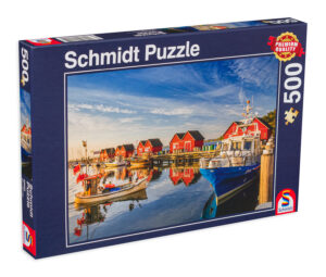 Пъзел Schmidt от 500 части - Гледка към пристанището