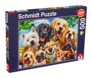 Пъзел Schmidt от 500 части - Кучешко селфи