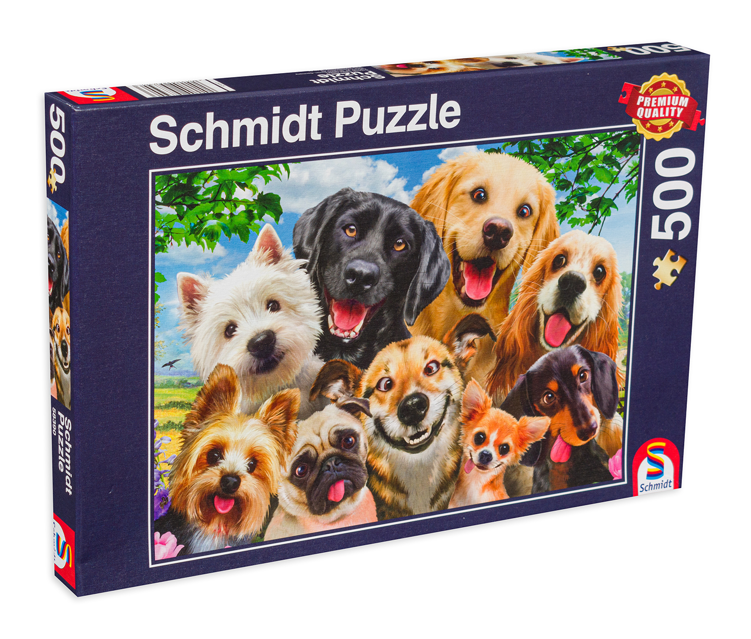 Пъзел Schmidt от 500 части - Кучешко селфи