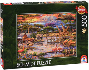 Пъзел Schmidt от 500 части - Рай под планината Килиманджаро