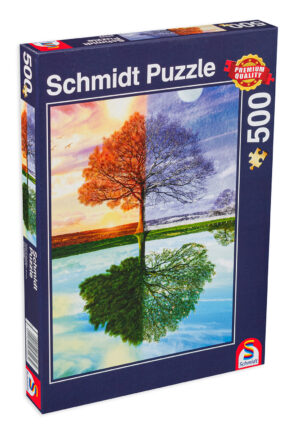 Пъзел Schmidt от 500 части - Сезоните и дървото