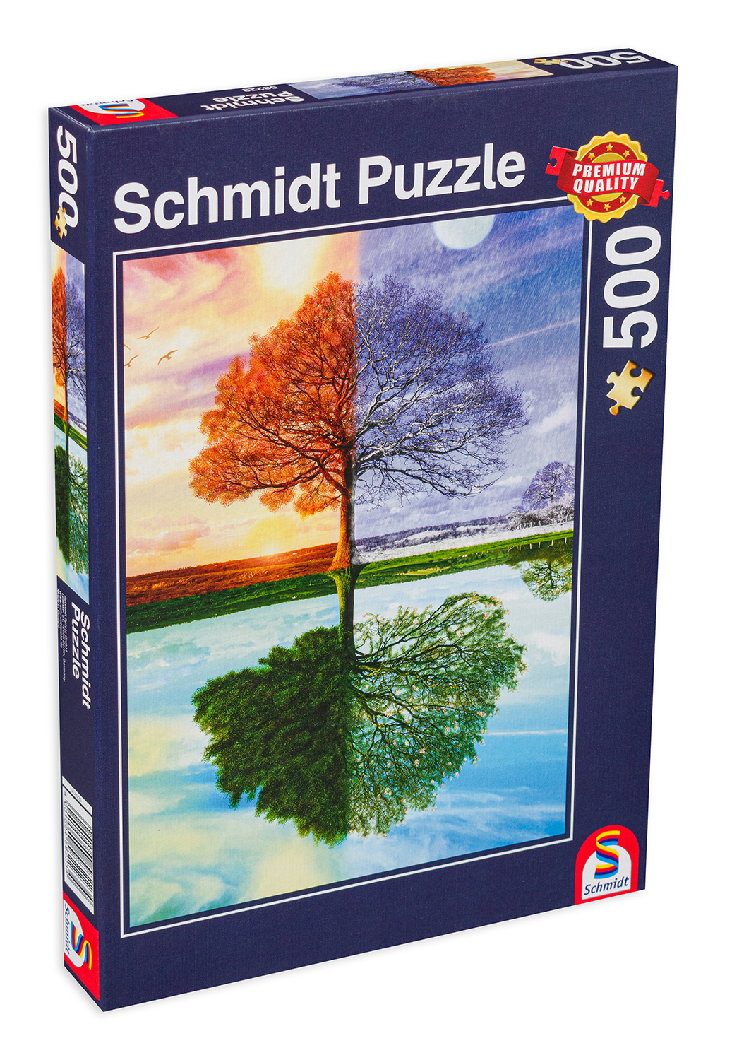 Пъзел Schmidt от 500 части - Сезоните и дървото