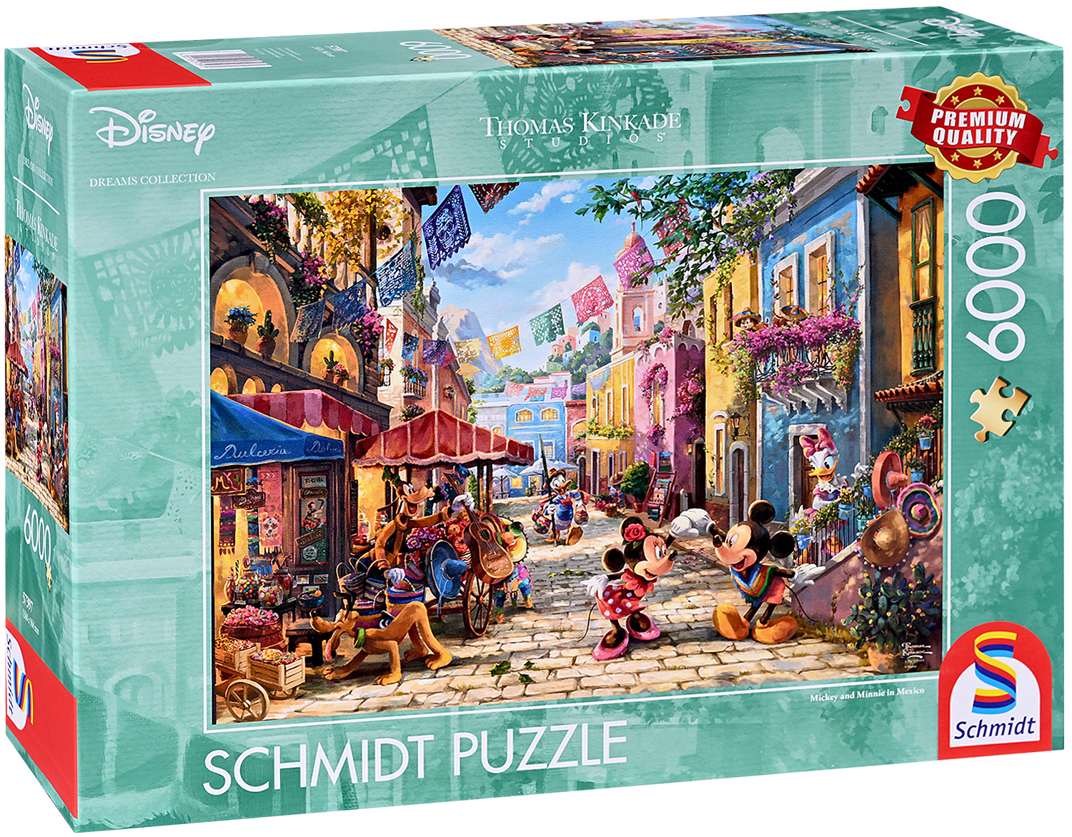 Пъзел Schmidt от 6000 части - Мики и Мини в Мексико